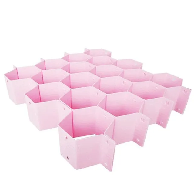 ADJUSTABLE HONEYCOMB DRAWER ORGANIZER