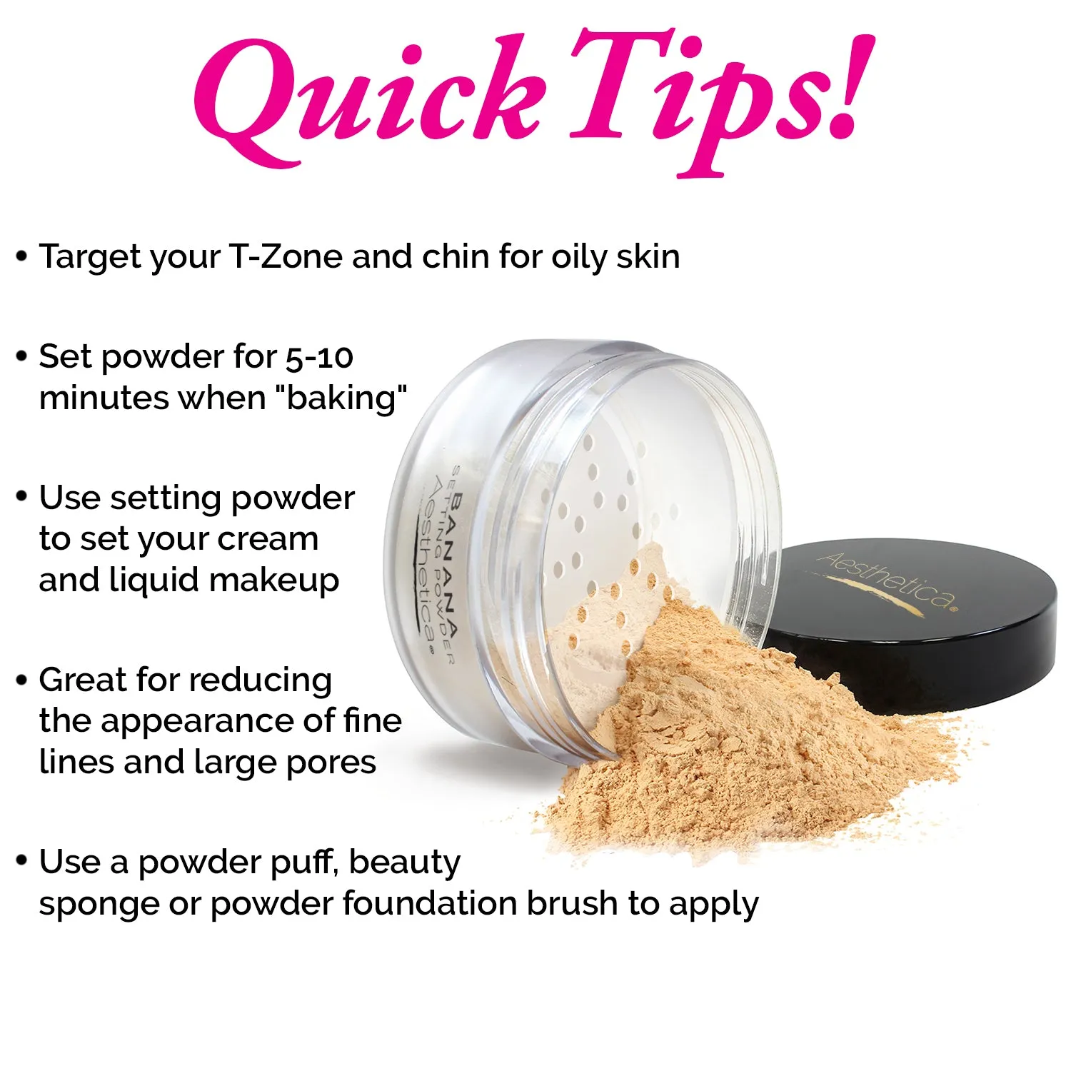Aesthetica Loose Setting Powder (Banana)