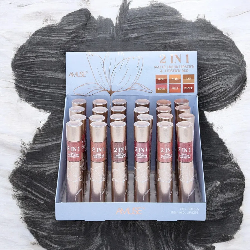 Amuse Matte Lipstick & Liquid Lipstick Duo