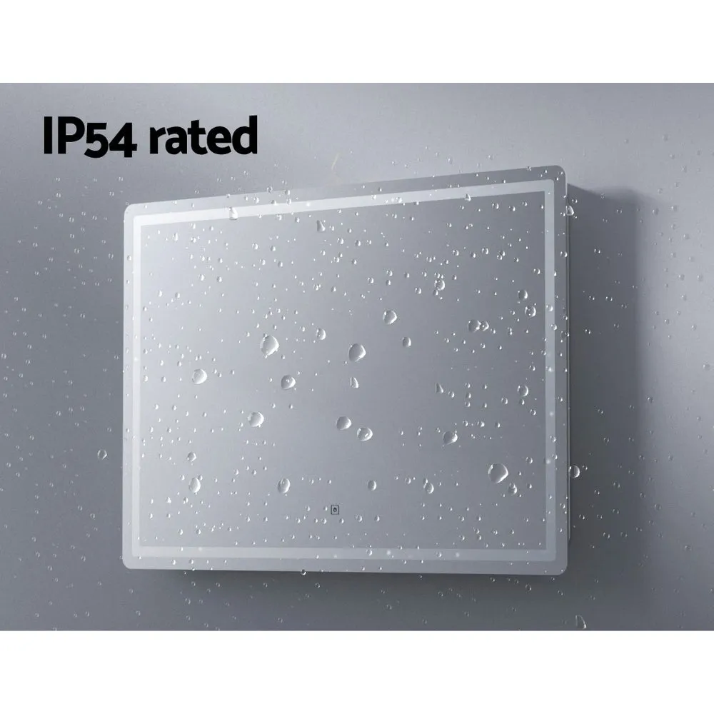 Anti-Fog LED Wall Mirror 100x70cm Waterproof, Embellir