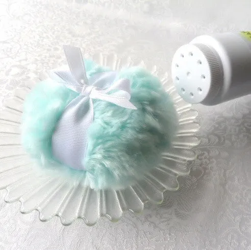 Aqua - Body Powder Puff, 4 inch