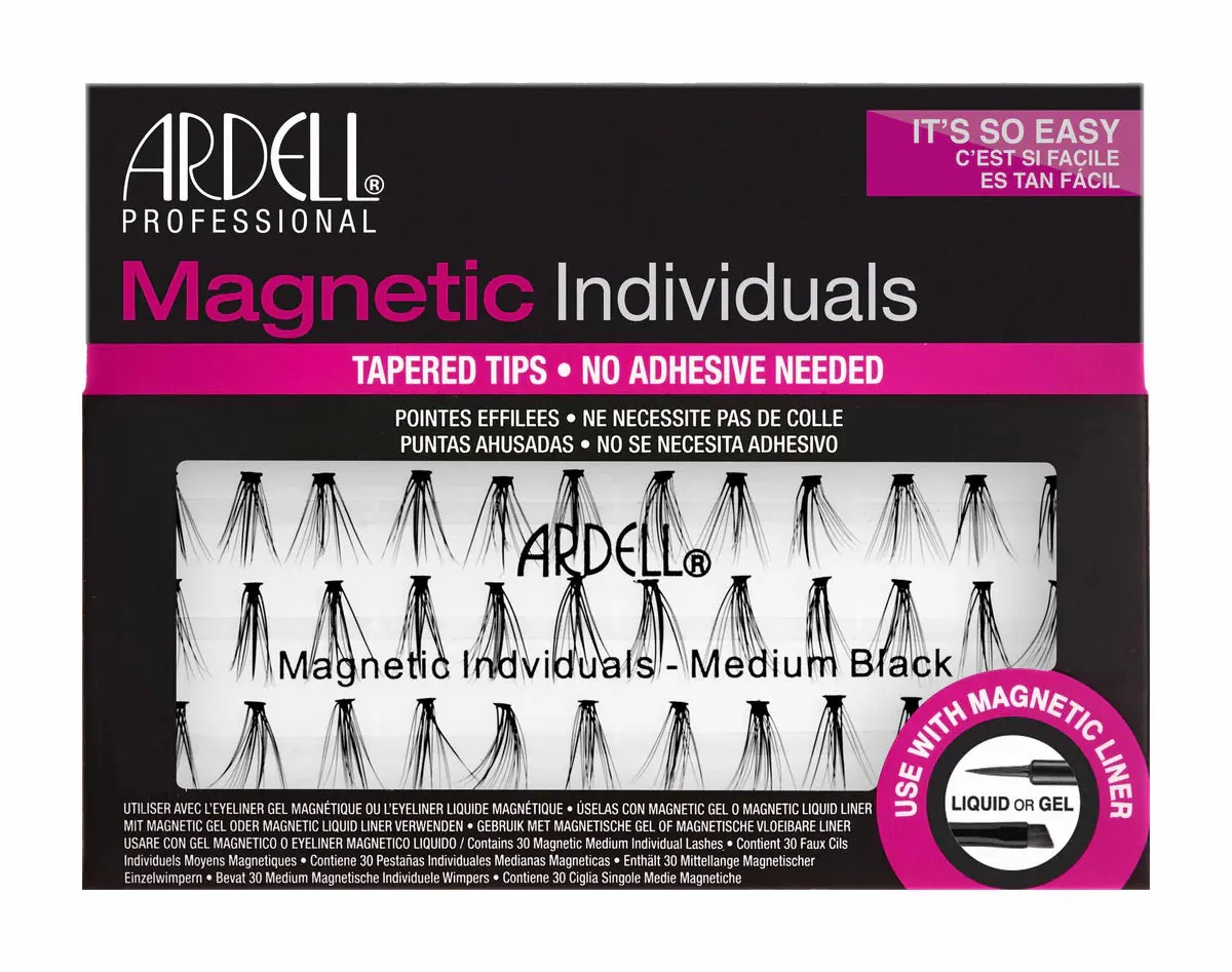 Ardell Magnetic Individual Lashes Tapered Tips Medium Black