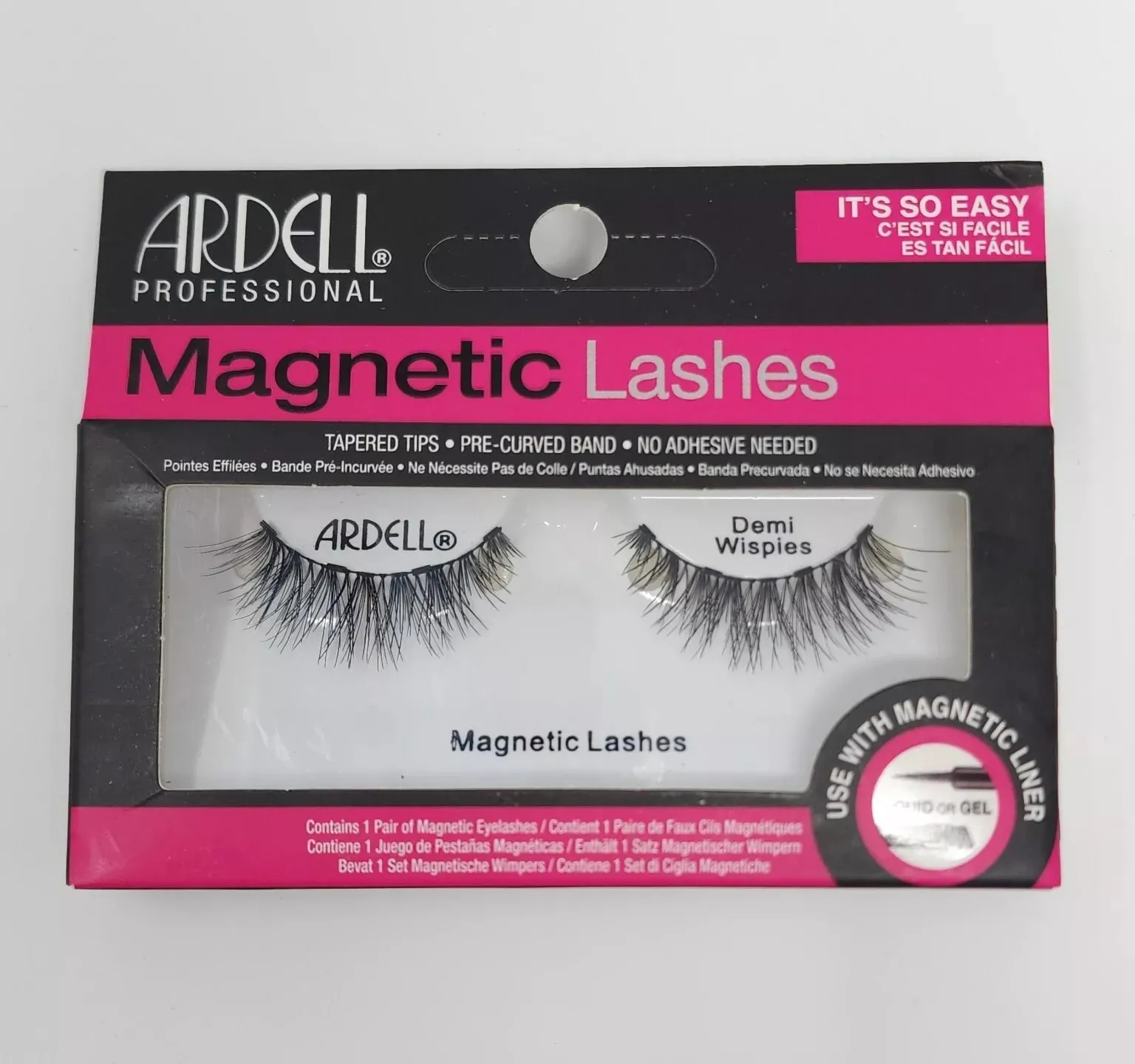 Ardell Magnetic Lashes False Eyelashes Tapered Tips Black Demi Wispies