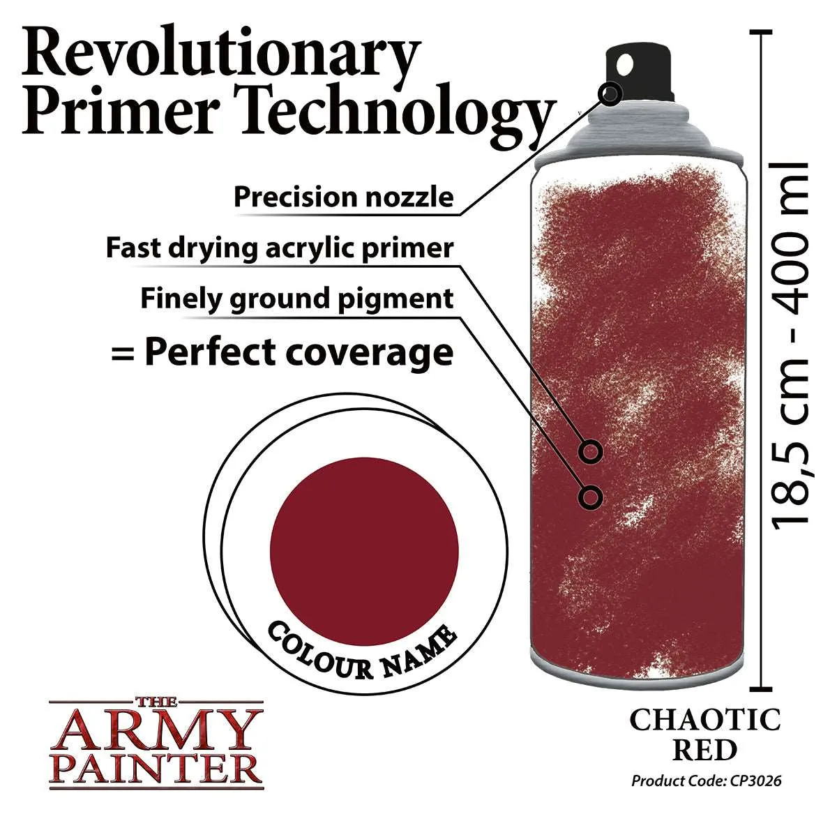 Army Painter: Spray: Chaotic Red