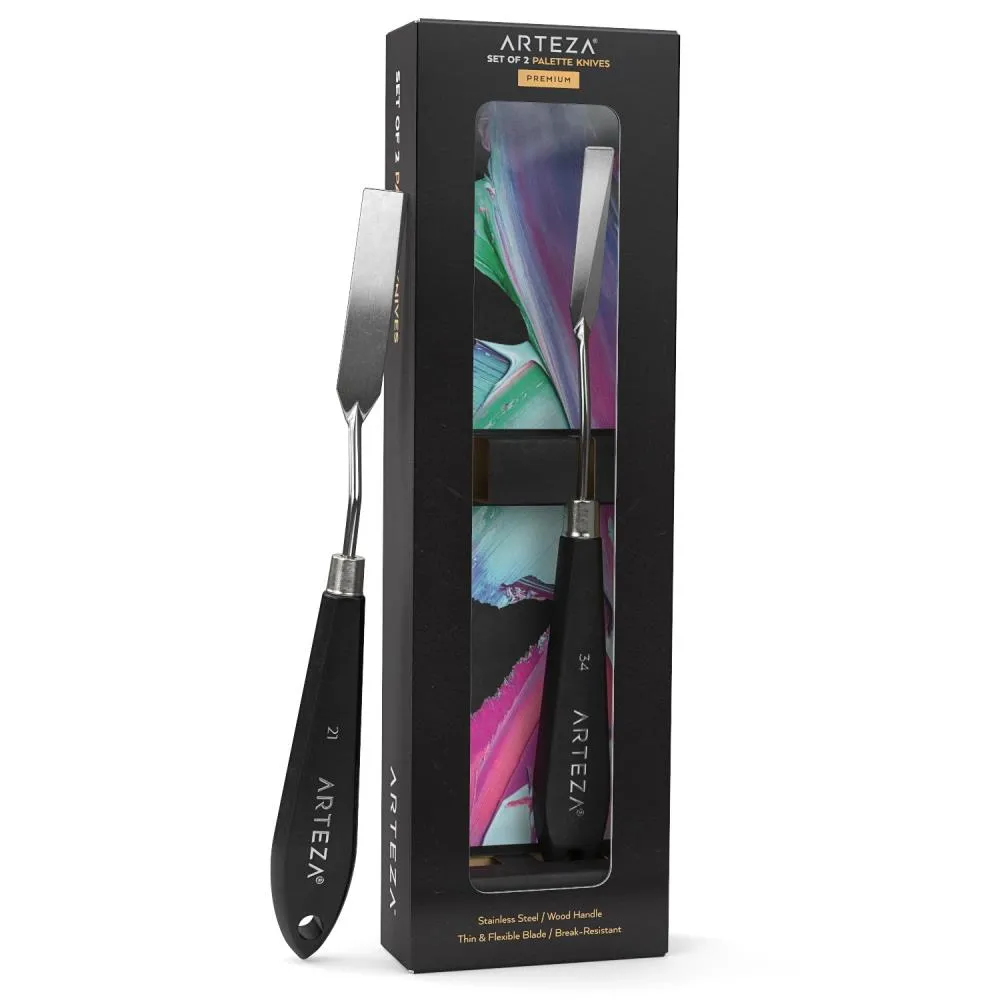 Arteza Palette Knife 2 pack - Set B, #21/#34*