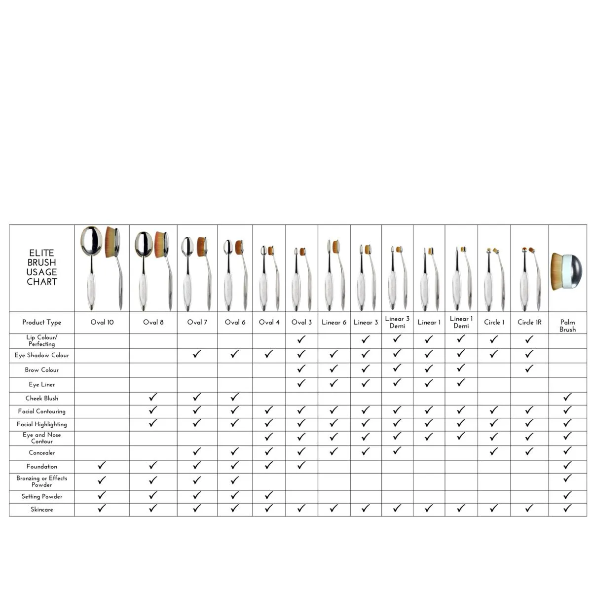 Artis Elite Mirror Oval 6 Brush