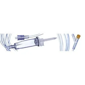 B Braun Medical Small Bore Y-Extension Set with Two Removable UltraSite® Valves, 7-1/2'' L