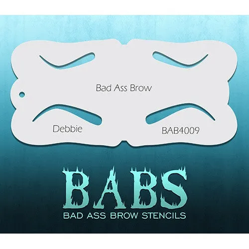 Bad Ass Brow Stencils - Debbie - BAB4009