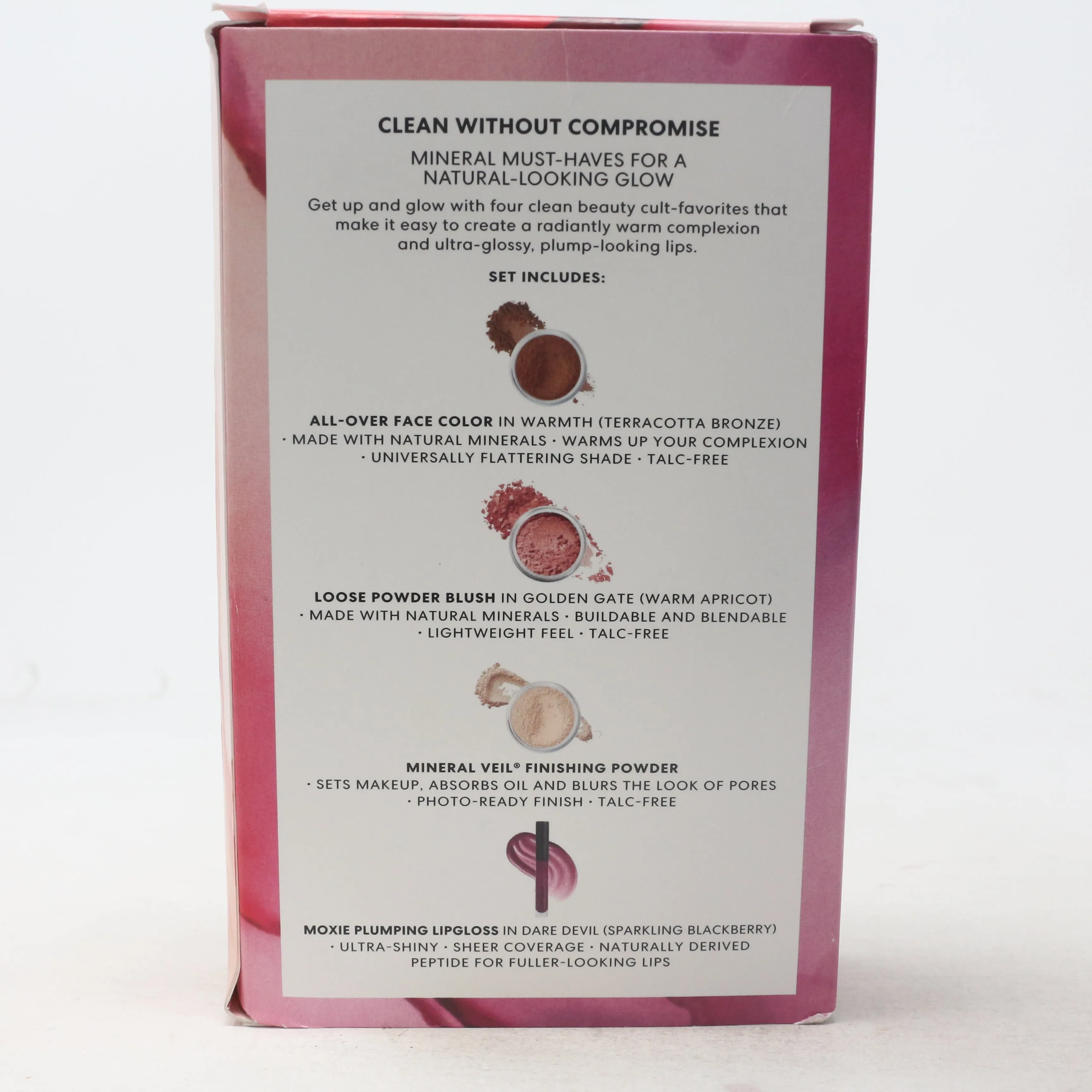 Bareminerals Mineral Must-Haves Face,Finishing Powder & Gloss Set   New With Box