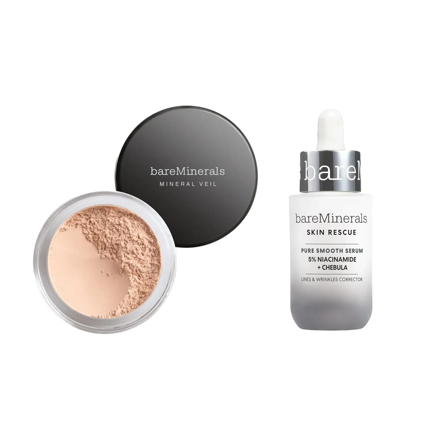 bareMinerals Skin Rescue Pure Smooth Face Serum   Mineral Veil Setting Powder