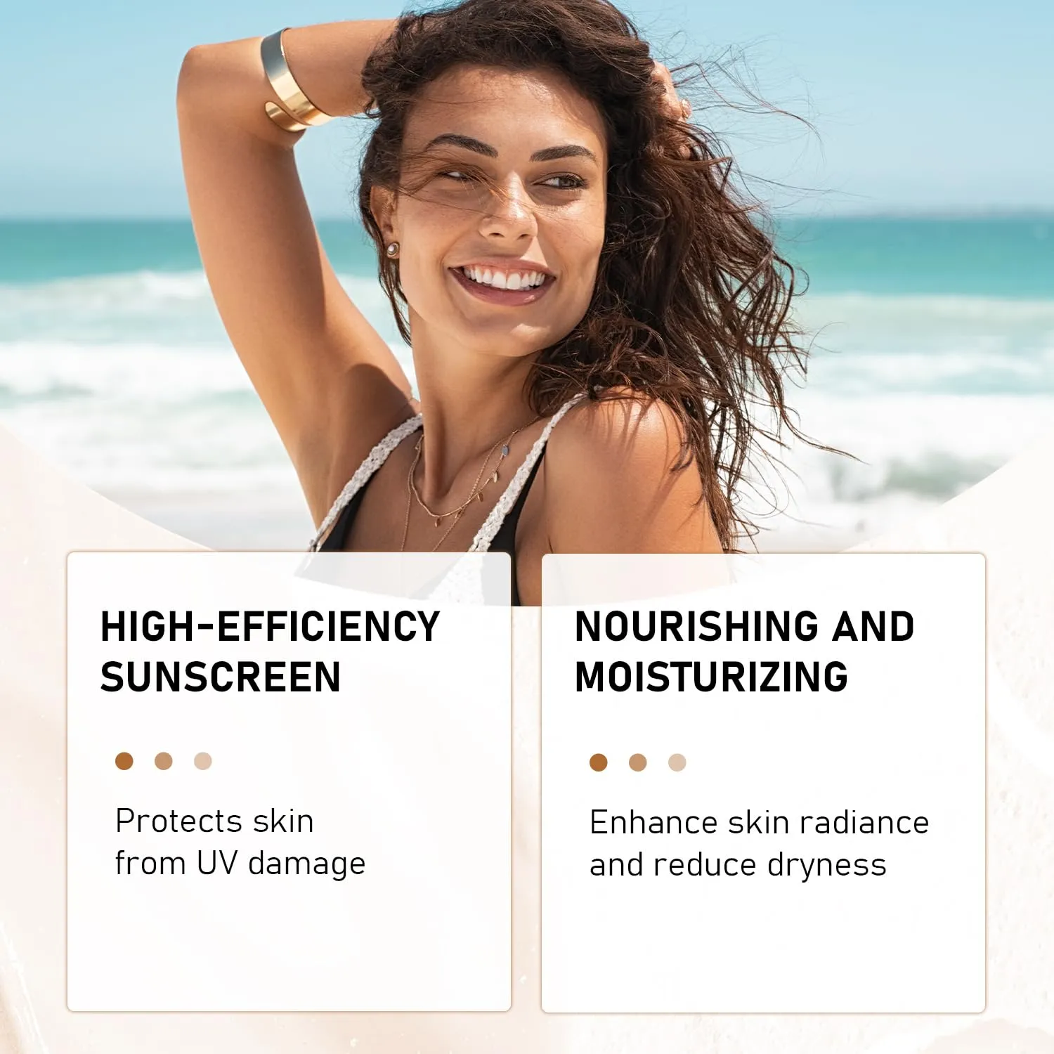BB Blur Tinted Moisturizer SPF 30, BB Cream Tinted Moisturizer with Broad Spectrum SPF, Full Coverage Light-Medium Skin Color Hydrating & Smoothing (Natural, 1pc)