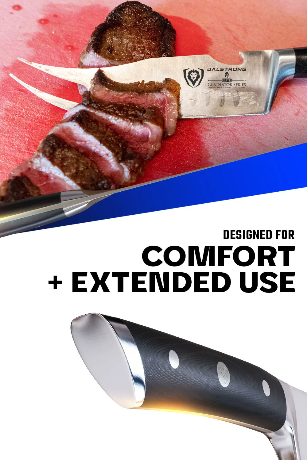 BBQ Pitmaster & Meat Knife 6.5" | Gladiator Series | NSF Certified | Dalstrong ©