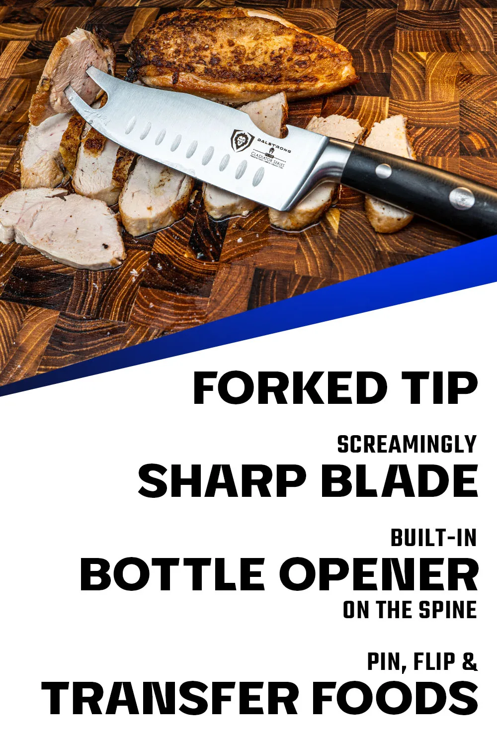 BBQ Pitmaster & Meat Knife 6.5" | Gladiator Series | NSF Certified | Dalstrong ©
