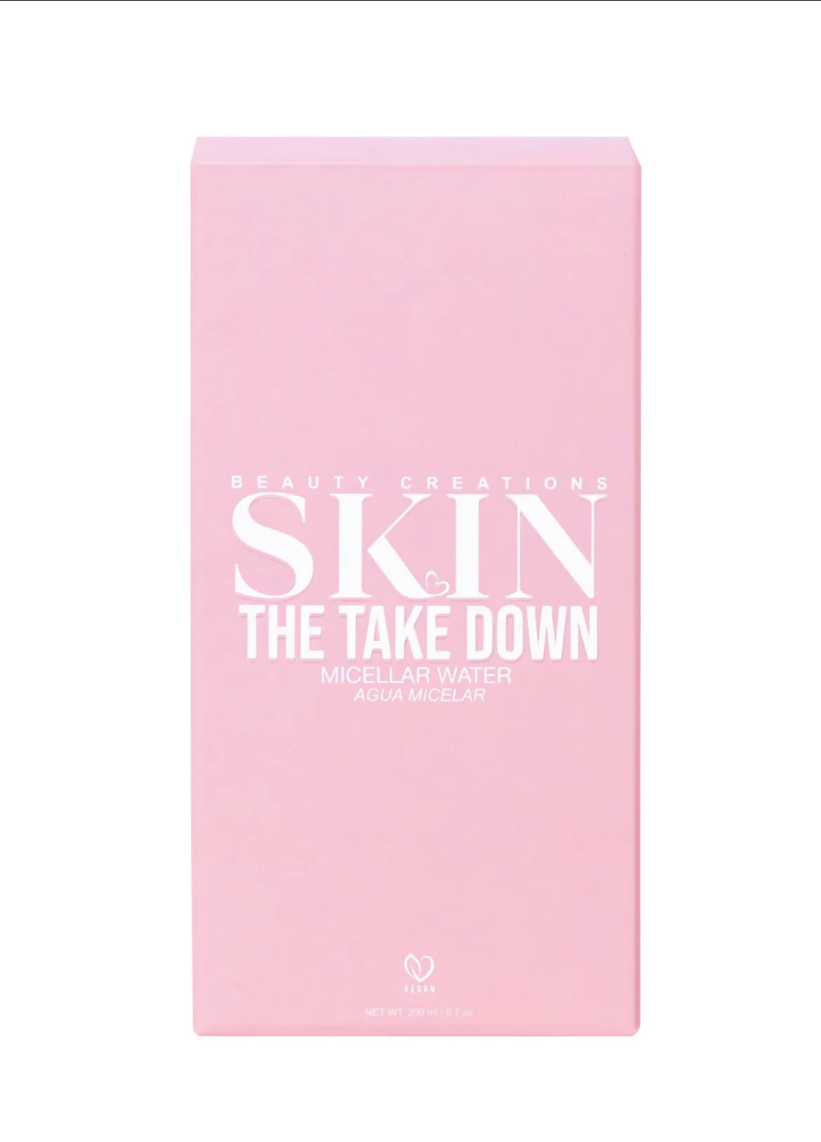BEAUTY CREATIONS SKINCARE-The Take Down Micellar Water (3pc min, $4.00 Each)