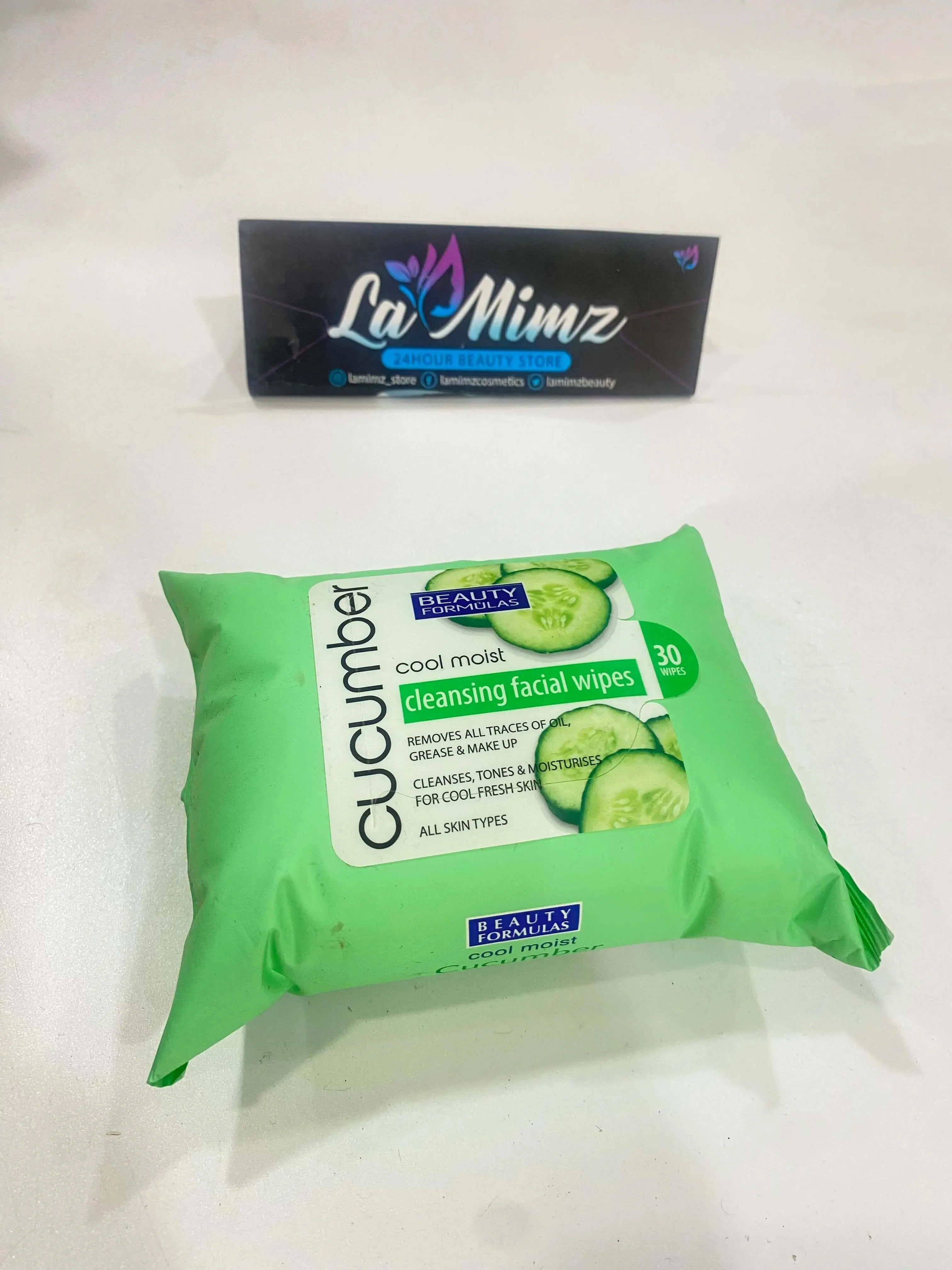 Beauty Formulas Cool Moist Cucumber Cleansing Wipes
