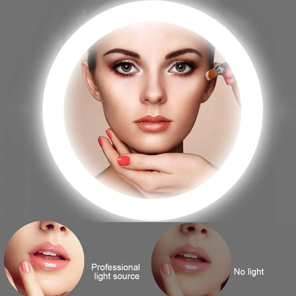 Beauty Portable Mini LED Light Tri-fold Illuminating Folding