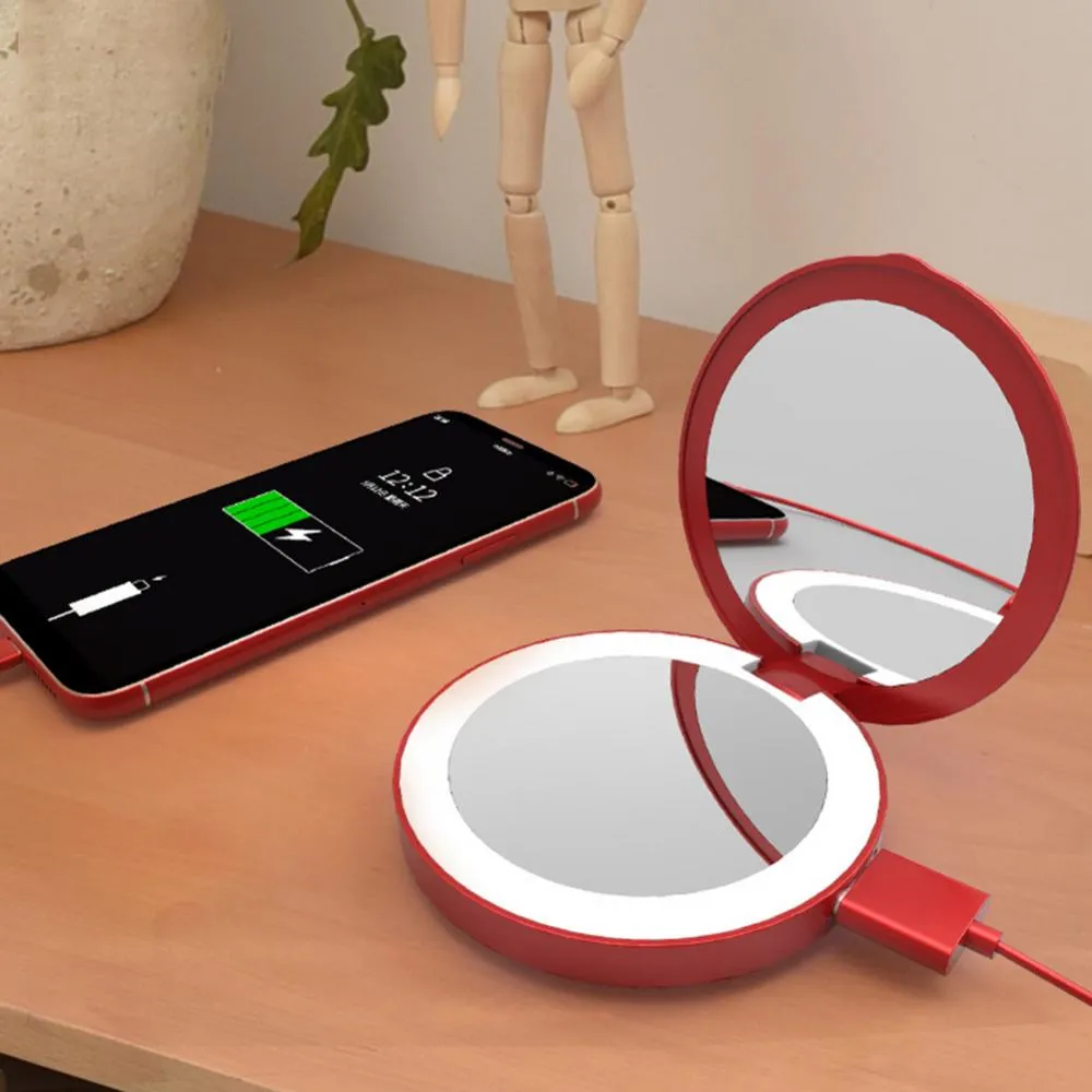 Beauty Portable Mini LED Light Tri-fold Illuminating Folding