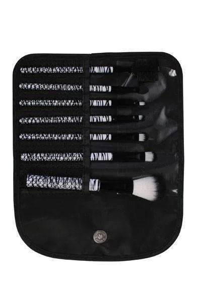 Beauty Treats 7 Piece Brush Set - Zebra Print #139