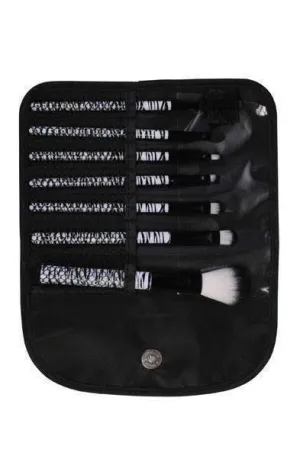 Beauty Treats 7 Piece Brush Set - Zebra Print #139