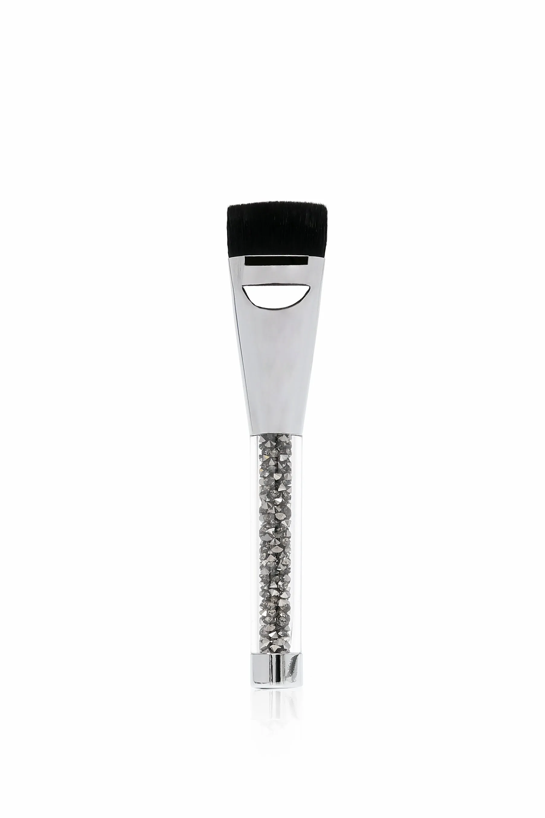 Bebella Cosmetics Flat Contour Bling Brush - Gunmetal