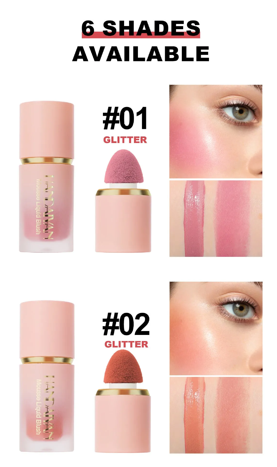Best-Selling Natural Contour Matte Liquid Blush for Easy Application