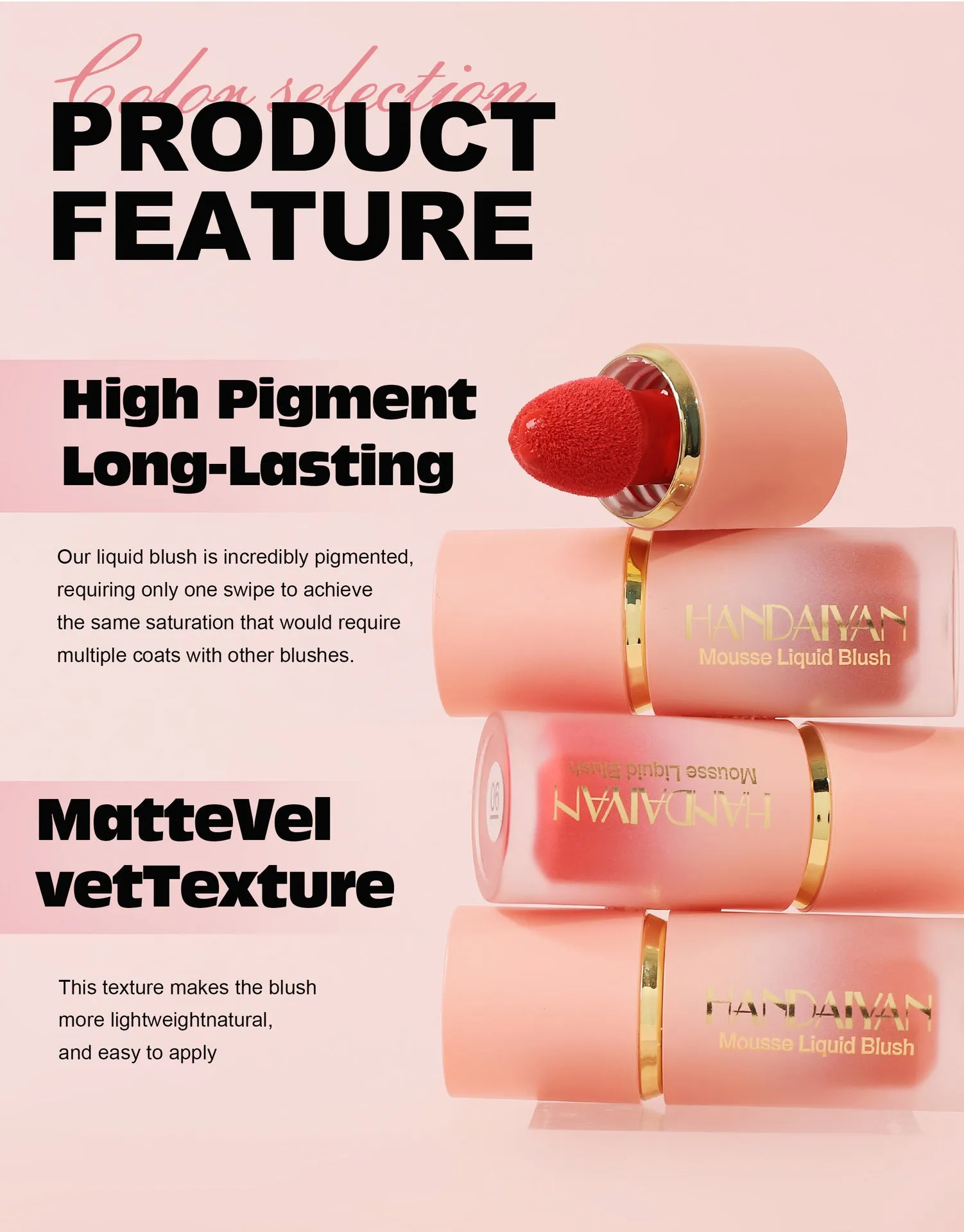 Best-Selling Natural Contour Matte Liquid Blush for Easy Application