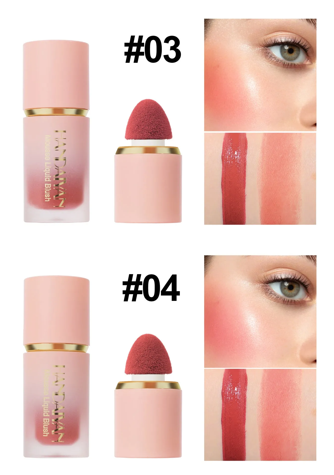 Best-Selling Natural Contour Matte Liquid Blush for Easy Application