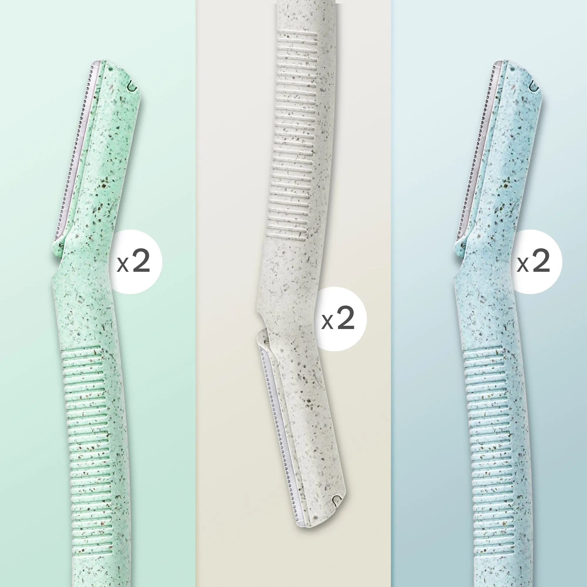 biodegradable eyebrow razor