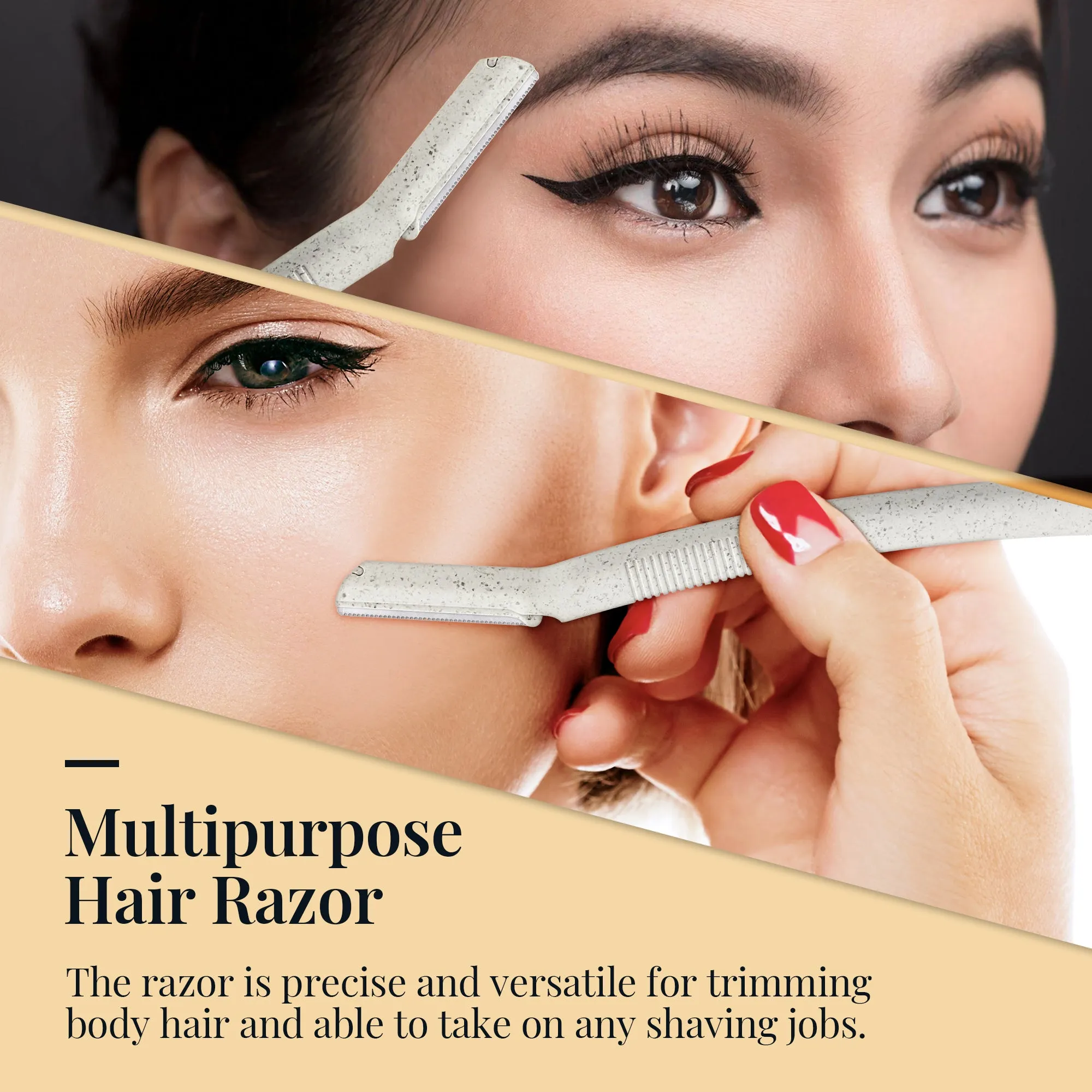 biodegradable eyebrow razor