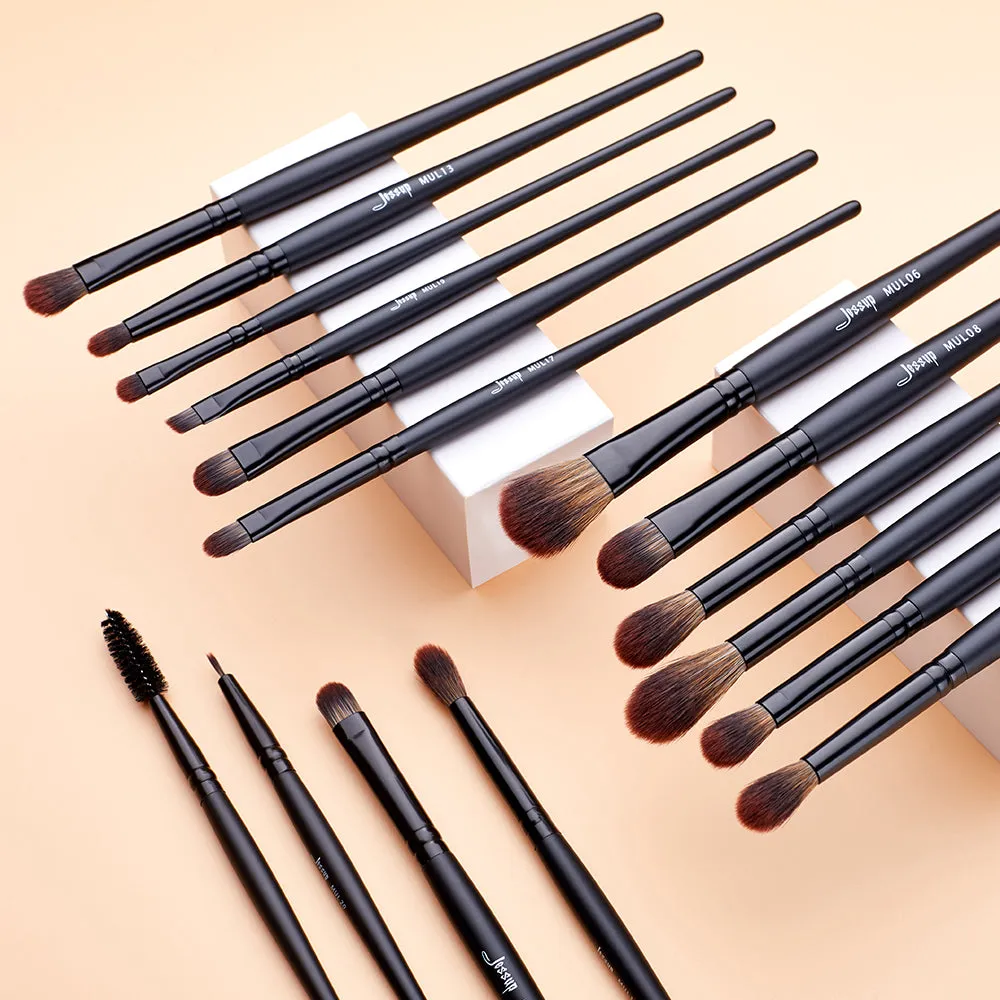 Black Precision Brush Kit 16pcs T272