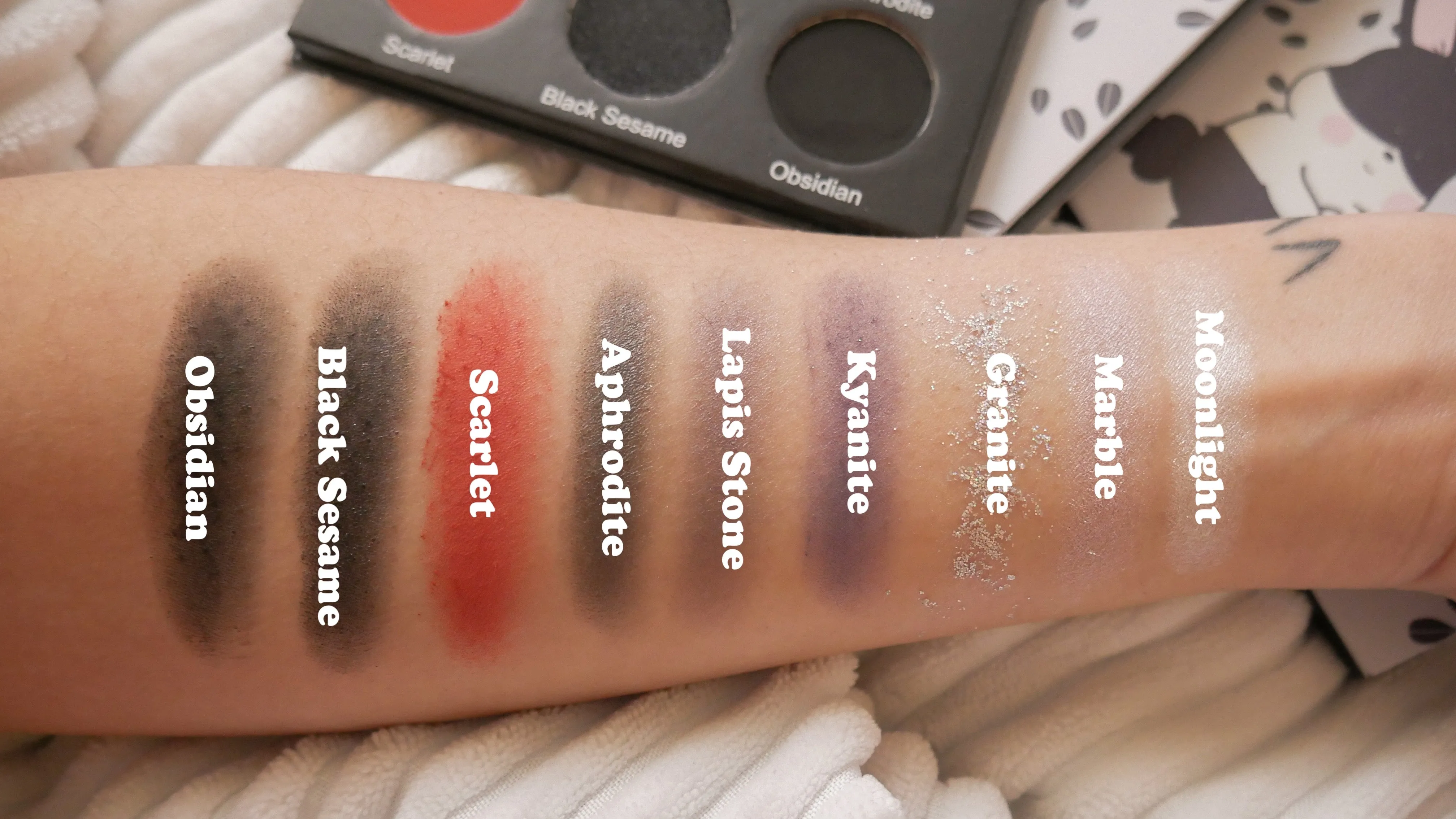 Black Sesame Eyeshadow Palette