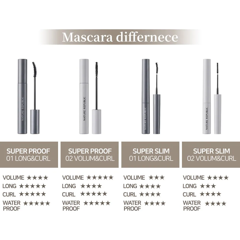 BOTANICAL Super Slim Mascara 02 Volume & Curl