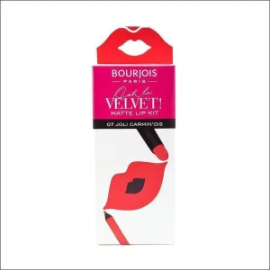 Bourjois Velvet Matte Lip Kit No.07 Joli Carminois