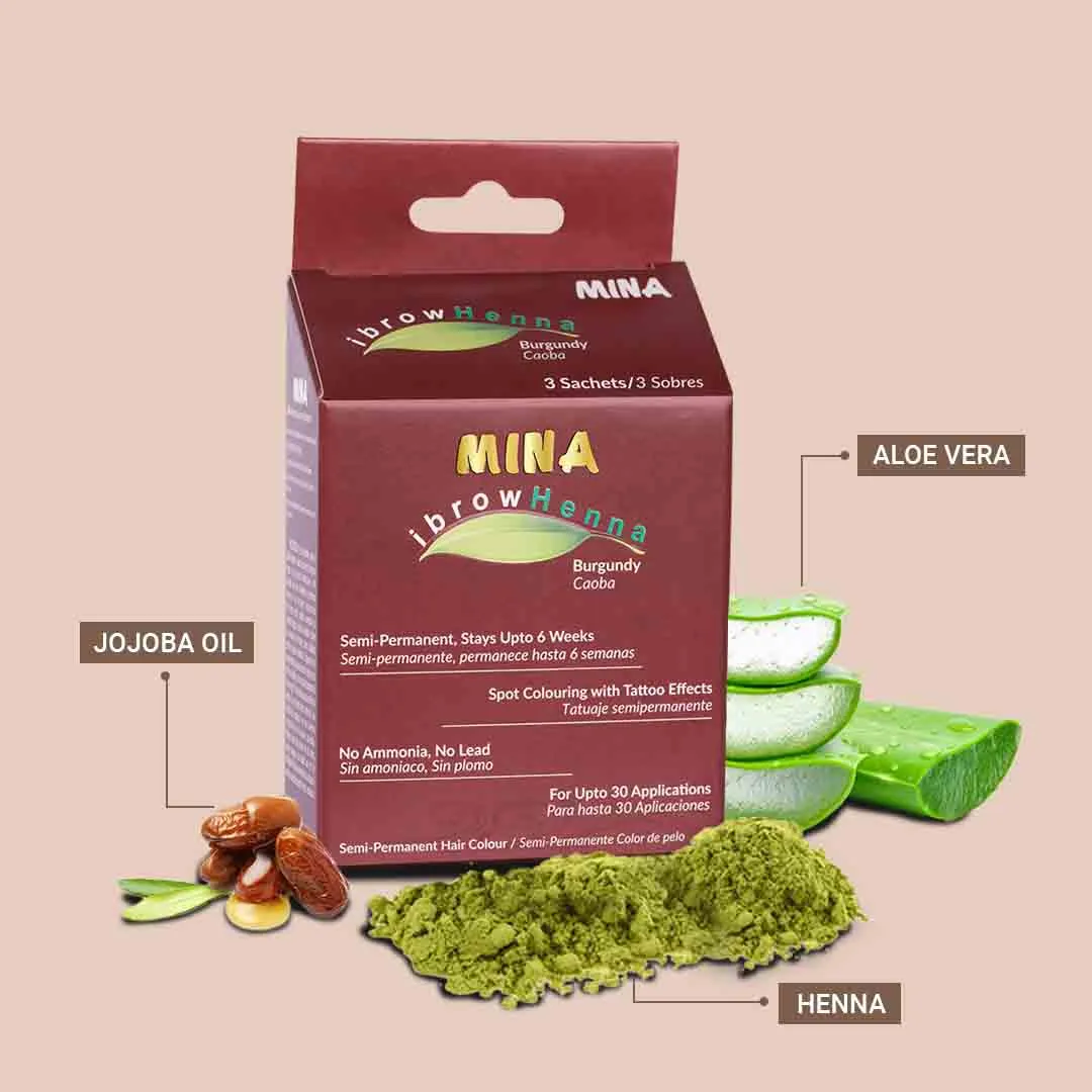 Brow Henna Regular Kit - Burgundy