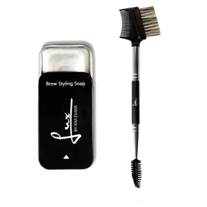 Brow Styling Soap with Dual Spoolie & Brush