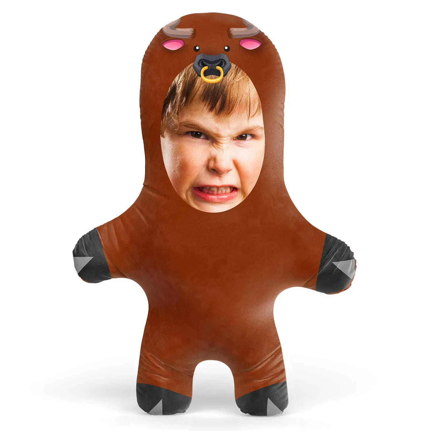 Bull Face Pillow