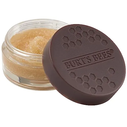 Burt's Bees Conditioning Honey Lip Scrub, Exfoliates & Conditions Dry Lips, with Honey Crystals, Use with Overnight Intense Lip Treatment, Natural Origin Lip Care, 0.25 oz.