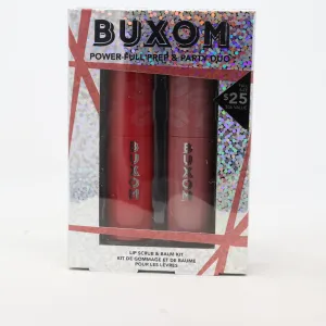Buxom Power Full Prep & Party Duo Lip Scrub & Balm Kit  / New With Box