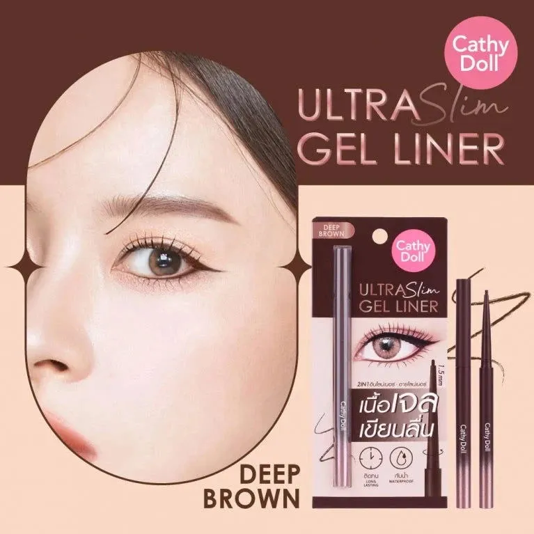 CATHY DOLL ULTRA SLIM GEL LINER 1.5mm 0.07g. Eye 1.5mm Liquid Eyeliner