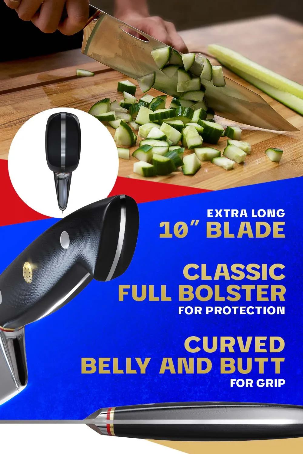 Chef Knife 10" | Centurion Series | Dalstrong ©