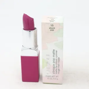Clinique Clinique Pop Matte Matte Lip Colour   Primer Rouge Mat   Base 0.13oz 15 Shock Pop