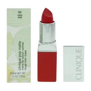 Clinique Pop Matte 03 Ruby Pop Lip Colour   Primer 3.9g