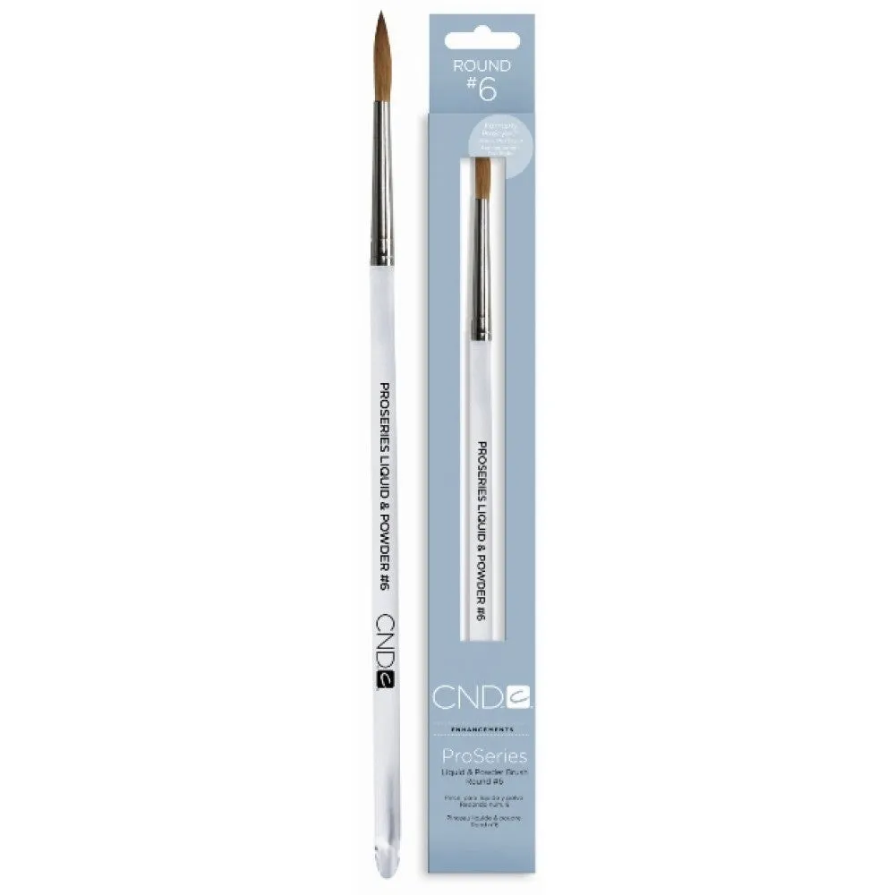 CND Liquid & Powder Brush  Round #6
