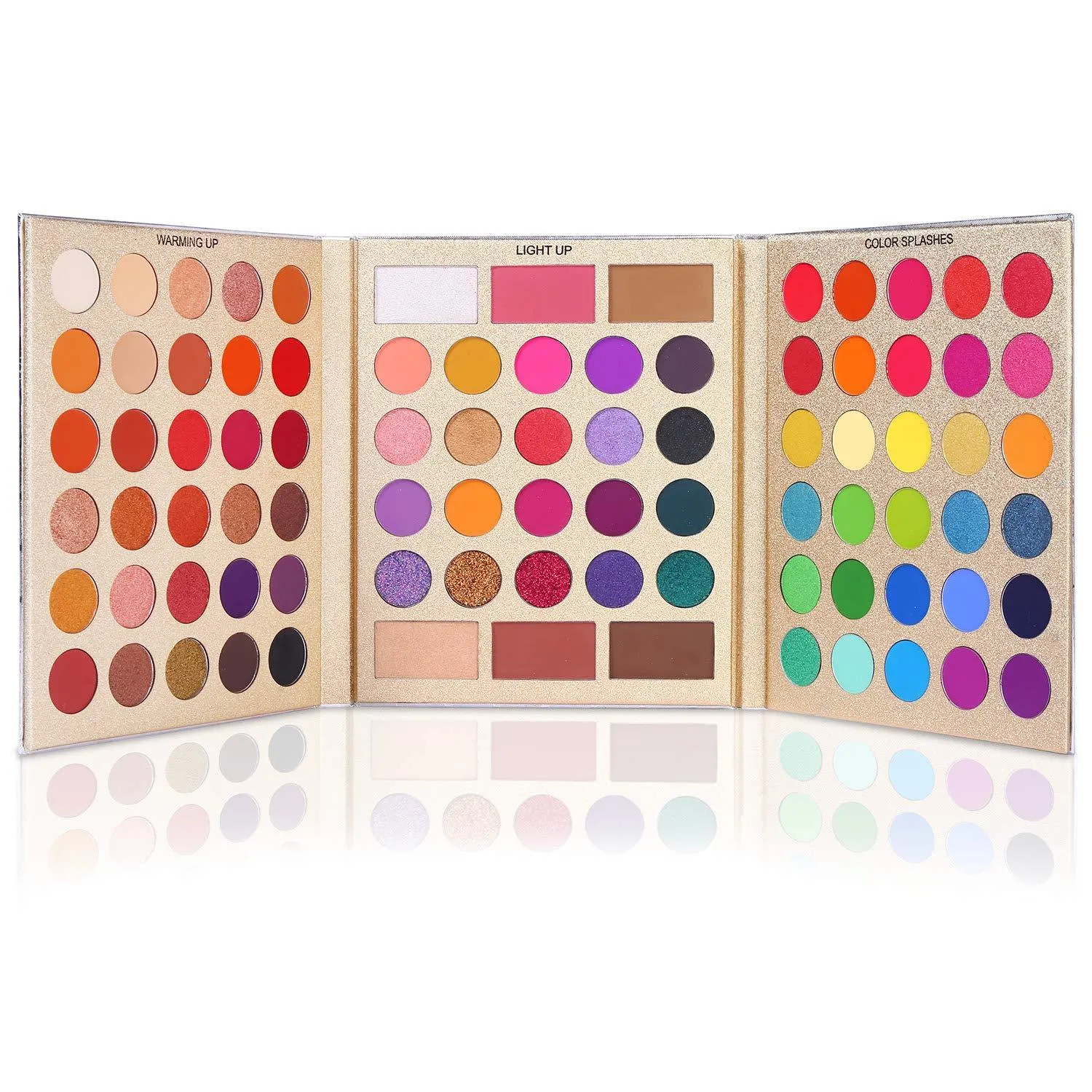(Combo of 2) UCANBE Pretty All Set Eyeshadow   DeLanci Lip Palette
