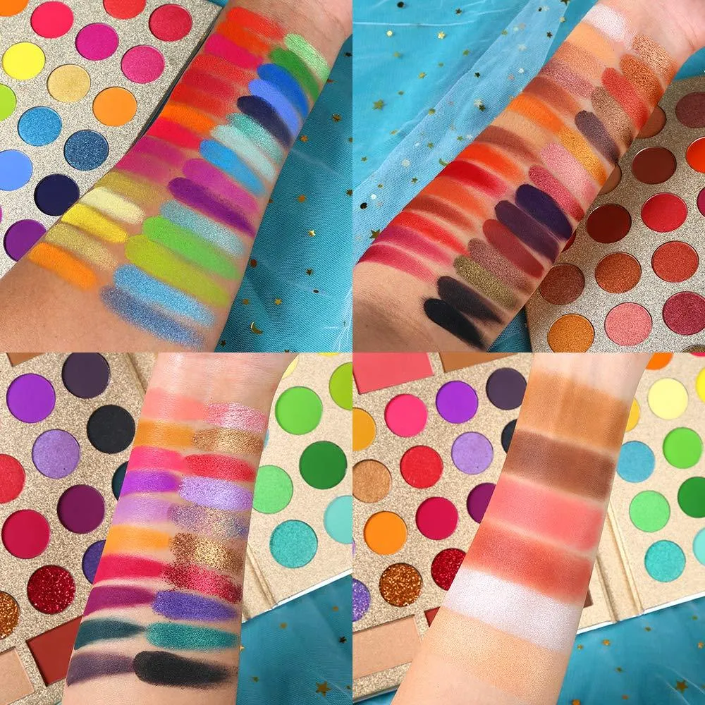 (Combo of 2) UCANBE Pretty All Set Eyeshadow   DeLanci Lip Palette