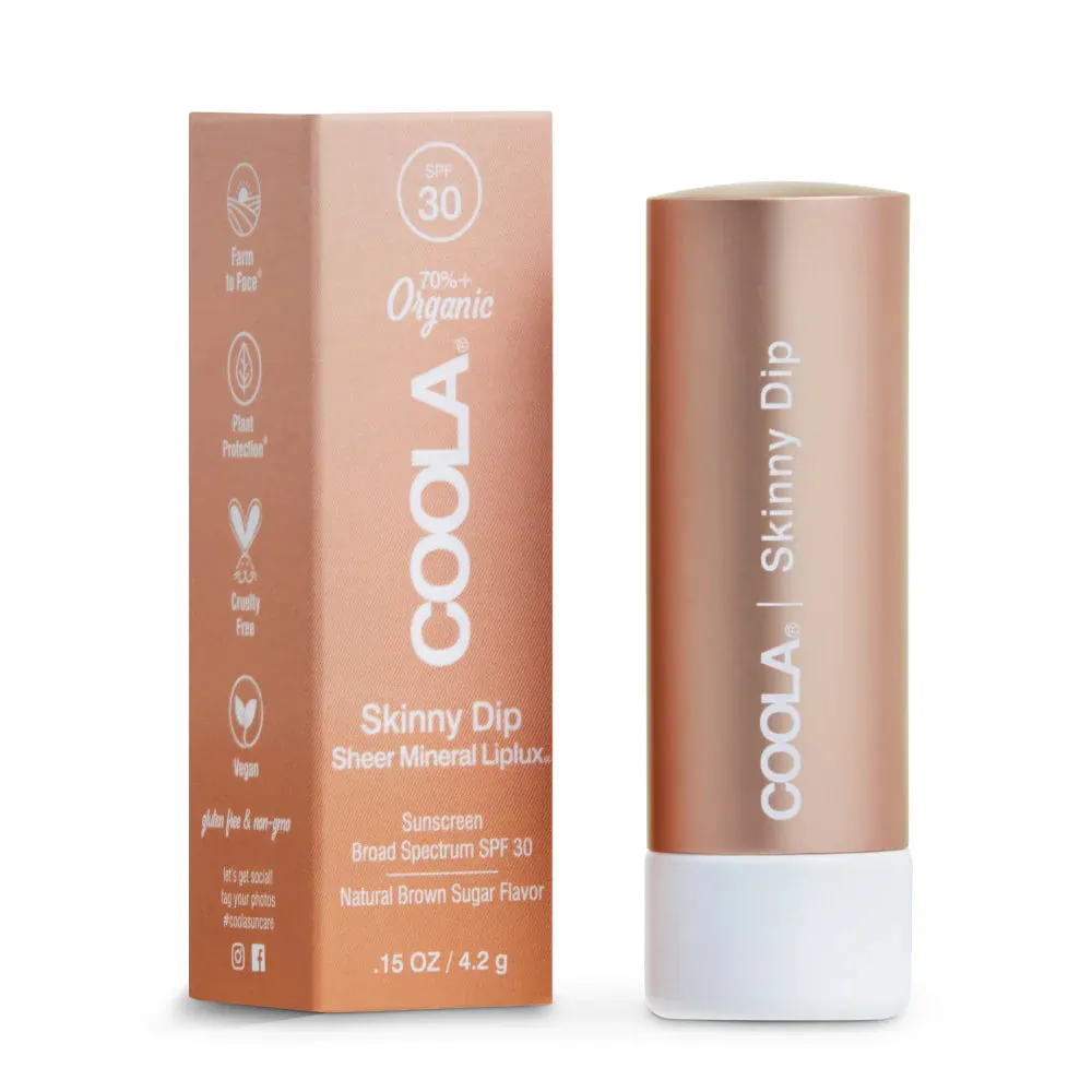 Coola Mineral Liplux® Organic Tinted Lip Balm Sunscreen SPF 30