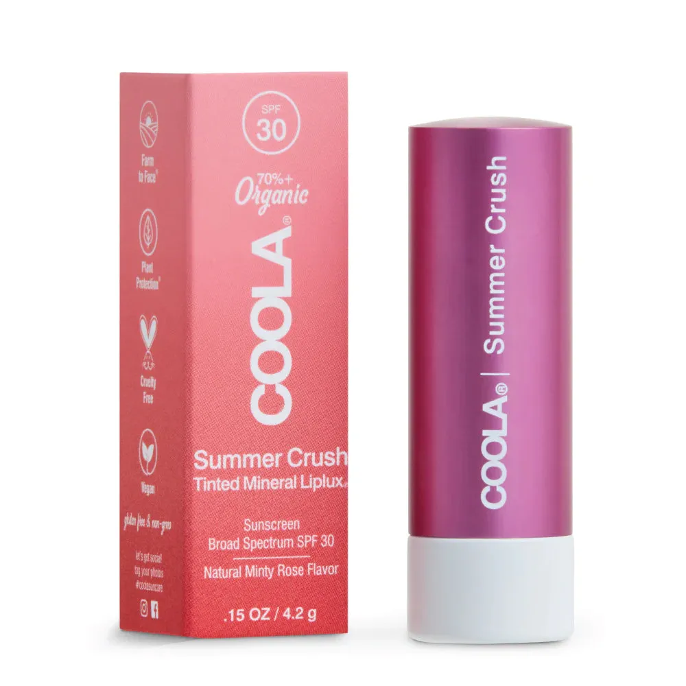 Coola Mineral Liplux® Organic Tinted Lip Balm Sunscreen SPF 30