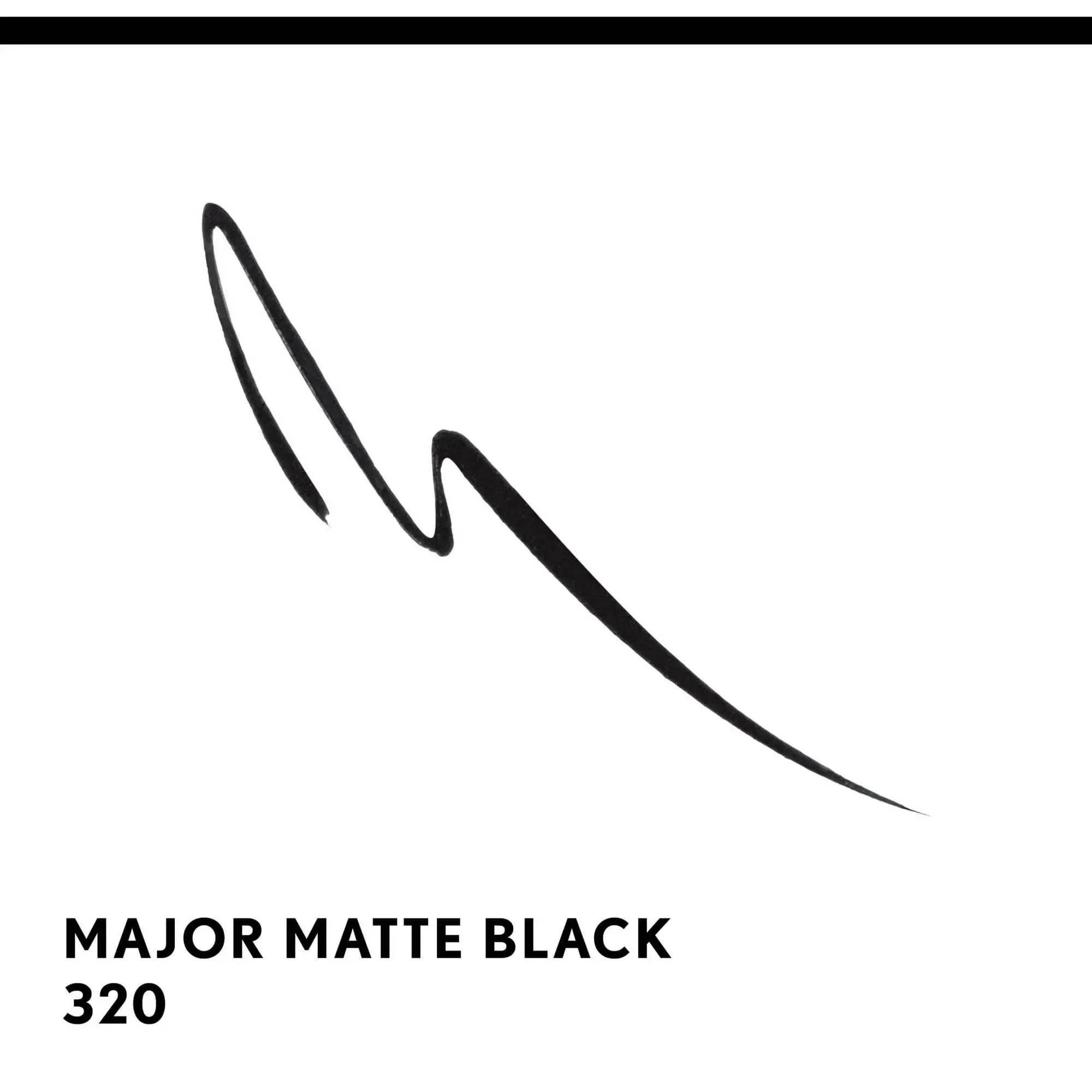 COVERGIRL Get In Line Liquid Eyeliner, 320 Major Matte Black, 0.08 oz