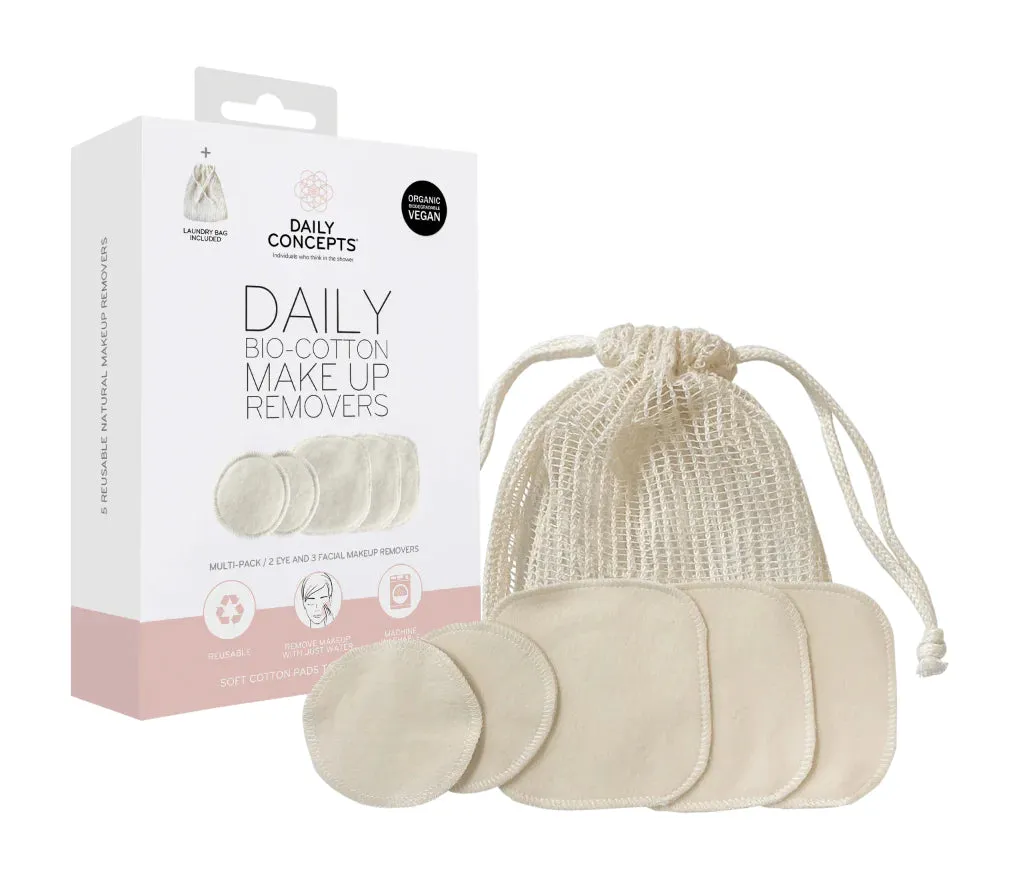 DAILY BIO-COTTON MAKEUP REMOVERS - 6 pcs