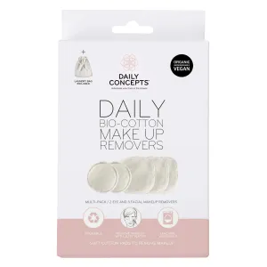 DAILY BIO-COTTON MAKEUP REMOVERS - 6 pcs